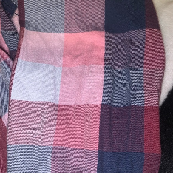 Garage Pink and Navy Blue Flannel - Picture 2 of 3
